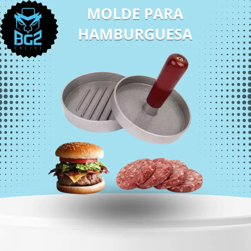 Molde para hamburguesas