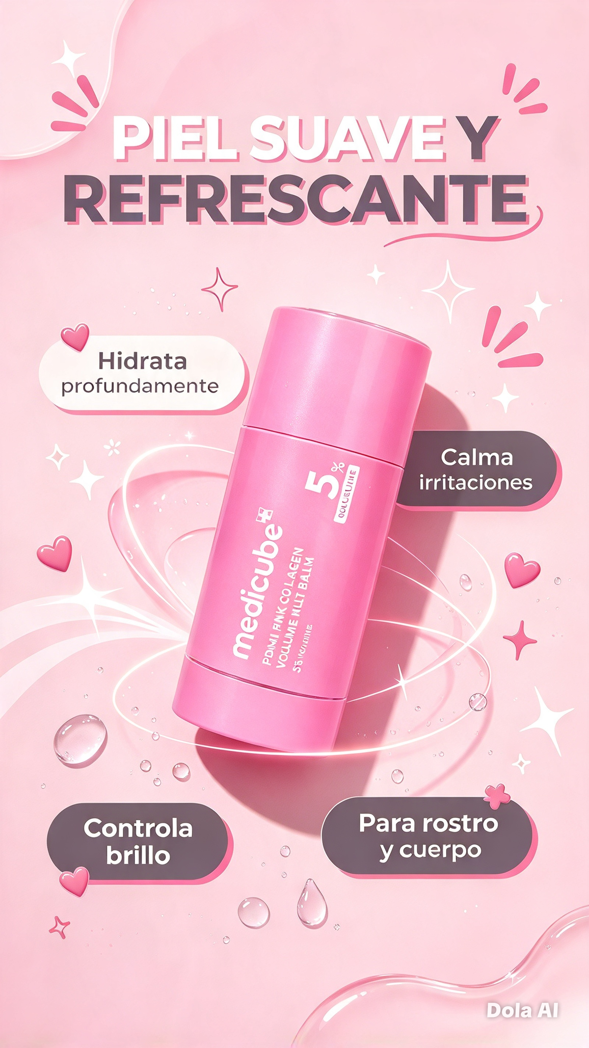 Collagen Bálsamo Medicube PDRN Pink Collagen en barra