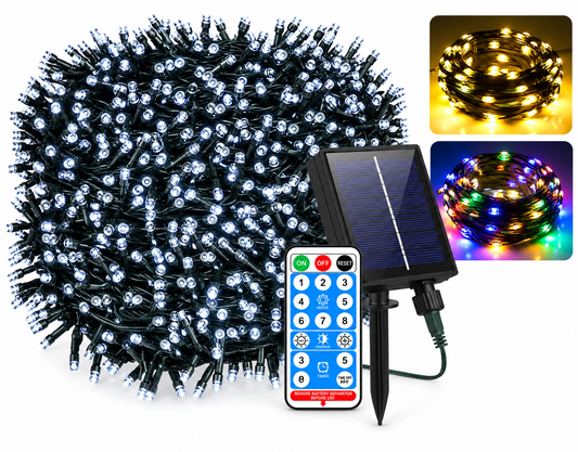 Luces navideñas solares